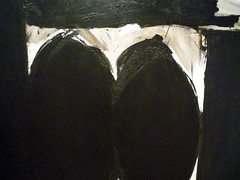 Robert Motherwell, Elegy to the Spanish Republic No. 57, detail right