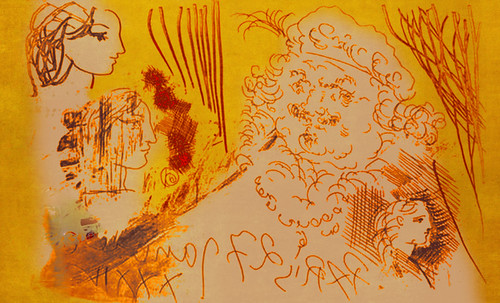Autoretrato con Saskia, pulsión de Rembrandt Hamenzoon van Rijn (1635), proyección de Pablo Picasso (1963). • <a style="font-size:0.8em;" href="http://www.flickr.com/photos/30735181@N00/8748018602/" target="_blank">View on Flickr</a>