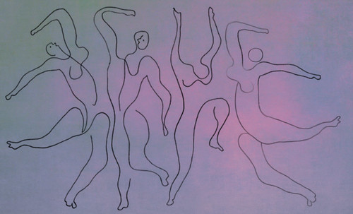 Danza primigenia, versiones de Lucas Cranach el Viejo (1530), Jean Auguste Ingres (1862), Henri Matisse (1910), Edmond Cross (1902), Pablo Picasso (1924). • <a style="font-size:0.8em;" href="http://www.flickr.com/photos/30735181@N00/8746800115/" target="_blank">View on Flickr</a>