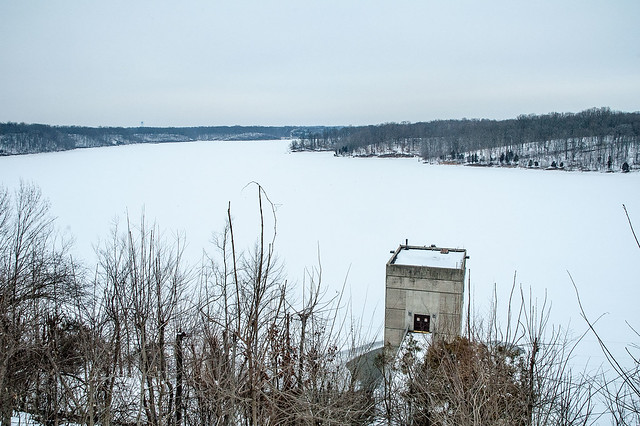 Lake Monroe Dam - February 15, 2014