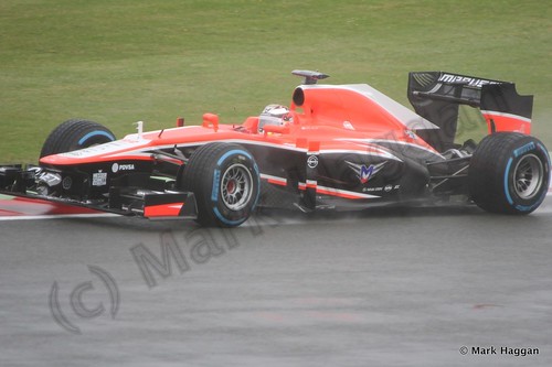 Max Chilton in Free Practice 1 for the 2013 British Grand Prix