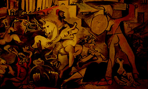 Rapto de las Sabinas, recreación de Jacques Louis David (1799), apropiación de Pablo Picasso (1962). • <a style="font-size:0.8em;" href="http://www.flickr.com/photos/30735181@N00/8746845949/" target="_blank">View on Flickr</a>