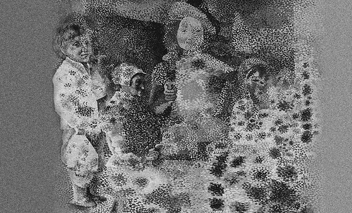 Familia Feliz, ambientación de Louis Le Nain (1642), reconversión de Pablo Picasso (1917). • <a style="font-size:0.8em;" href="http://www.flickr.com/photos/30735181@N00/8746847119/" target="_blank">View on Flickr</a>