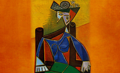 Dora Maar, traducción de Pablo Picasso (1941), interpretación de (1963). • <a style="font-size:0.8em;" href="http://www.flickr.com/photos/30735181@N00/8815856294/" target="_blank">View on Flickr</a>