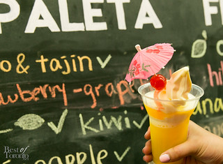 Dole Whip float from Paleteria