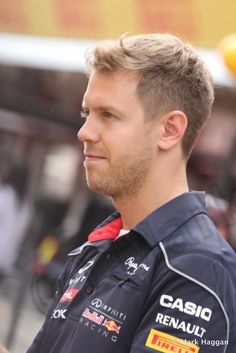 Sebastian Vettel at the 2013 Spanish Grand Prix