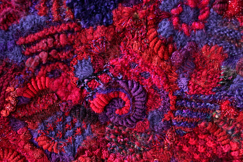 purple and red closeup