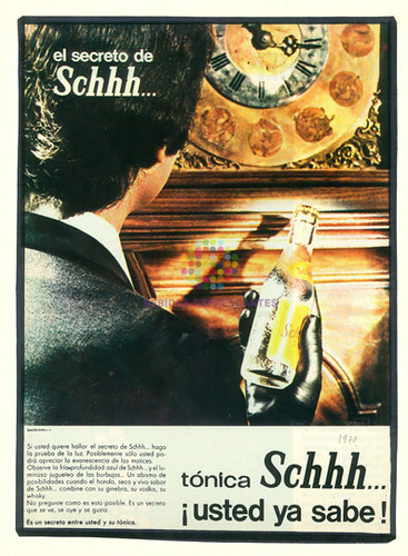 Schweppes. “Ladrón”. 1970