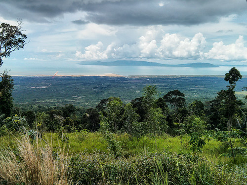 View of the Gulf of Thailand. Phnom Bokor National Park. Cambodia