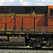 Burlington Northern and Santa Fe Railway # 7136 diesel locomotive (ES44C4) (south of Worland, Wyoming, USA)