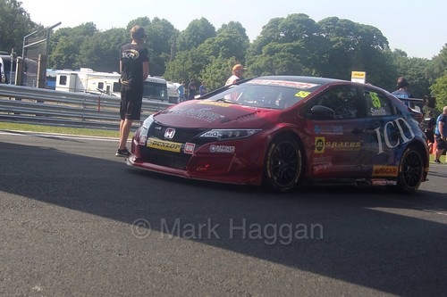 Jeff Smith during the BTCC weekend at Oulton Park, June 2016