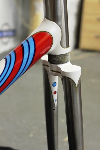 Rex's bike with alternate stainless fork