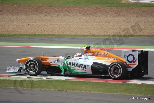 Adrian Sutil in the 2013 British Grand Prix