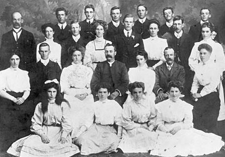 High Street Methodist Church, Mount Waverley, group photo, 1910