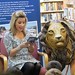 Emma Heatherington at The Holywood Arches Library reading The Magician's Nephew