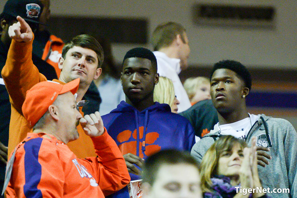 Clemson  Photo of Jeff Scott and Deon Cain and Ray-Ray McCloud
