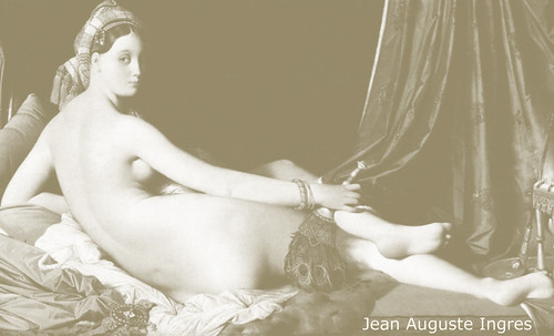 La Gran Odalisca, argumentación de Jean Auguste Ingres (1814), sinapsis de Auguste Renoir (1890), Pablo Picasso (1907), Amadeo Modigliani (1917). • <a style="font-size:0.8em;" href="http://www.flickr.com/photos/30735181@N00/8815595742/" target="_blank">View on Flickr</a>