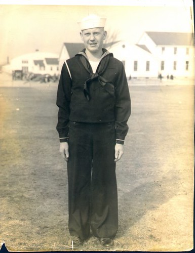 William Delvie Copeland in his Navy Uniform, early 1940s.
