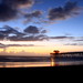 cocoa beach pier at sunrise<br /><span style="font-size:0.8em;">Cocoa Beach Pier at Sunrise.  This is an untouched, unedited photo.  </span>