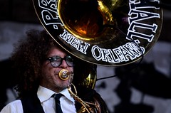 Ben Jaffe w/Del McCoury and the Preservation Hall Jazz Band, New Orleans Jazz and Heritage Festival, Sunday, May 5, 2013
