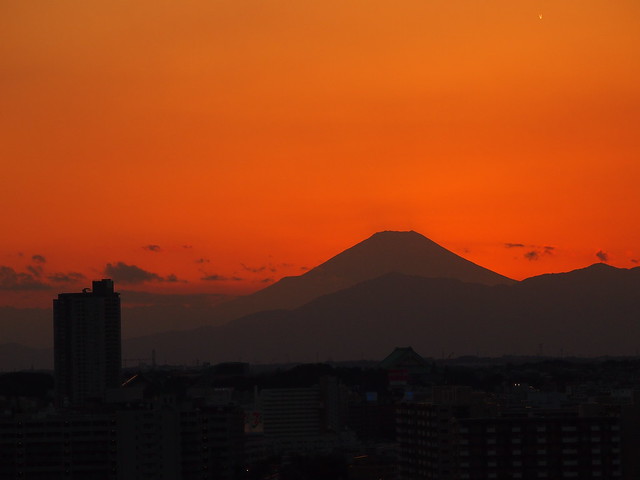 今日は富士山がきれいに見えましたね。風が...