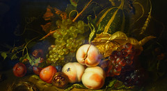 Rachel Ruysch, Fruit and Insects (detail), 1711