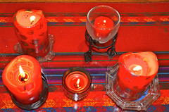 Red candles