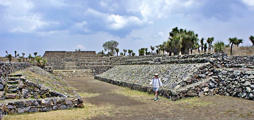 - Exploring the arqueological site of Cantona, Puebla.