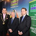 Michael Vaughan, Minister Ring TD and Jim Dollard, Electric Ireland