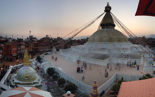 The Bodhnath Stuppa in Kathmandu • <a style="font-size:0.8em;" href="http://www.flickr.com/photos/96277117@N00/10863315733/" target="_blank">View on Flickr</a>