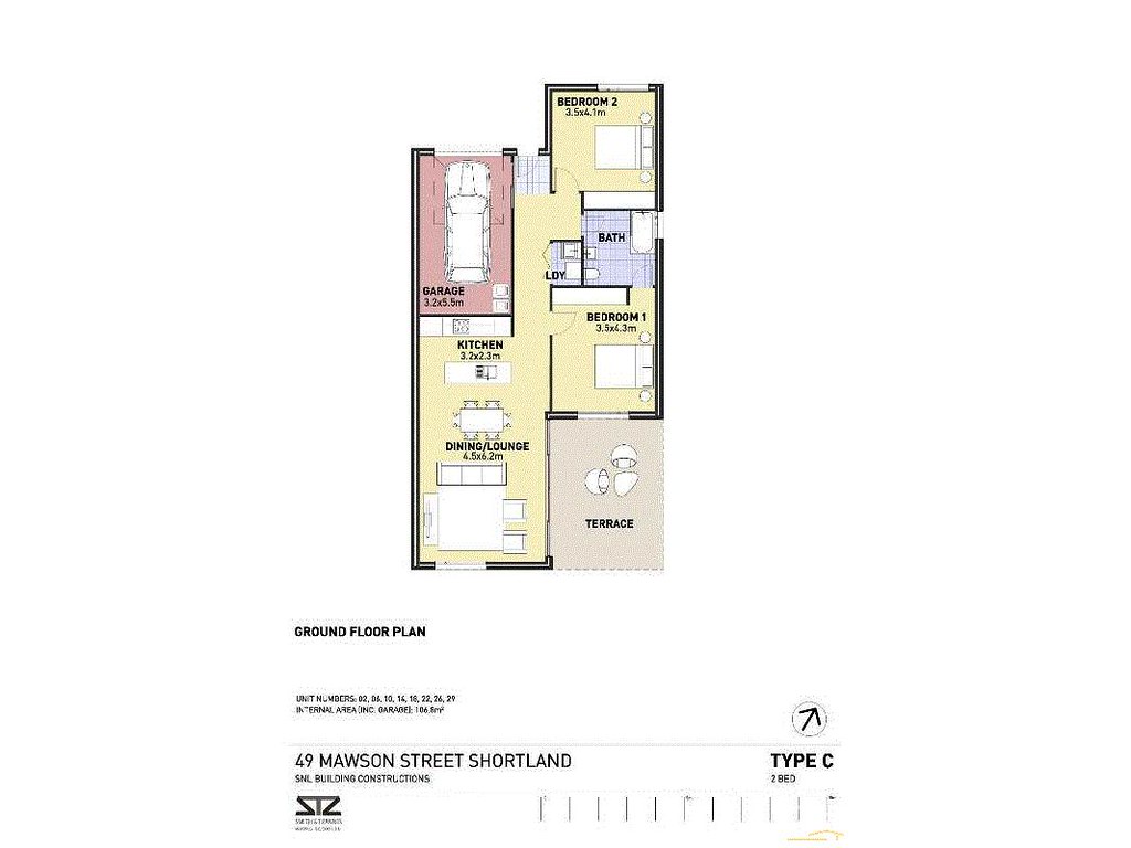 22/49 Mawson Street, Shortland NSW 2307 floorplan