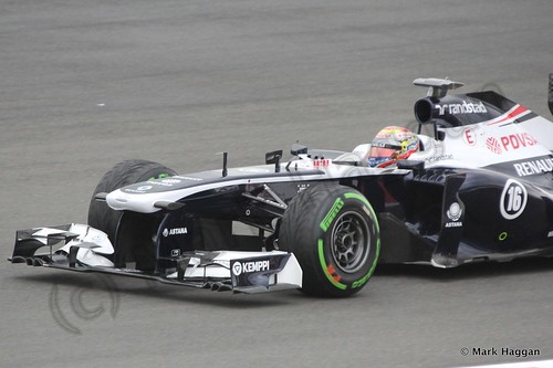 Pastor Maldonado in Free Practice 2 at the 2013 British Grand Prix