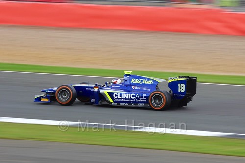 Richard Gonda in the Jenzer Motorsport car in the GP3 Race at the 2016 British Grand Prix