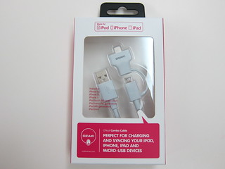 Ozaki O!tool Combo Cable - Charge & Sync For Lighting & Micro-USB Devices
