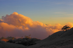 Cloud and Ridge at Sunset