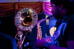 Gaslamp Killer with Preservation Hall Jazz Band at BUKU Fest 2014, New Orleans, Louisiana, March 21-March 22, 2014