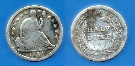Liberty Seated Half Dime, 1840-O (2002)