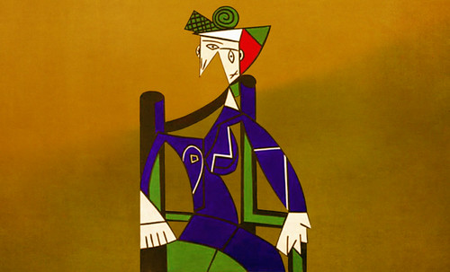 Dora Maar, traducción de Pablo Picasso (1941), interpretación de (1963). • <a style="font-size:0.8em;" href="http://www.flickr.com/photos/30735181@N00/8805279883/" target="_blank">View on Flickr</a>