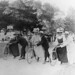 Ladies cycle race, 1900