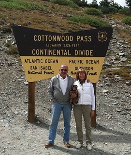 Standing at the top of Cottonwood Pass