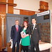 Showtel Abbeylands Furniture Gráinne O'Connor with Tim Fenn & Michael Vaughan
