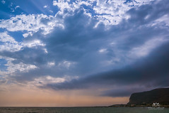 Clouds and water at Favignana Island, Sicily (Italy)