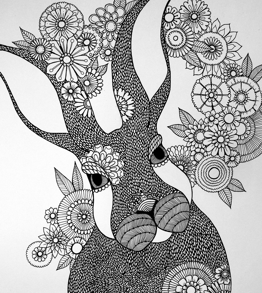 garden zentangle coloring pages - photo #31