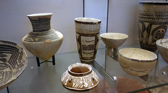 Several painted vessels