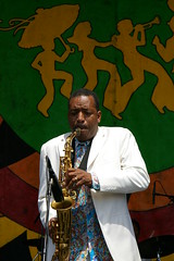 Donald Harrison Jr. at the New Orleans Jazz and Heritage Festival, Thursday, May 1, 2014