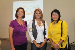 470 Rebeca Prado Gonzalez, Nidia Cisnero Vargas, Maria Camargo de Luebbert, Comision de cultura reynosa (regidoras)