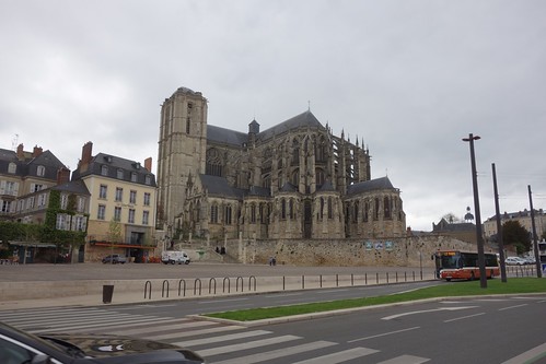 La cathédrale du Mans est très impressionnante !