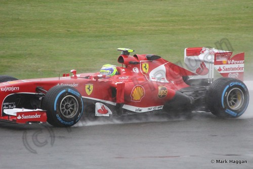 Felipe Massa in Free Practice 1 for the 2013 British Grand Prix
