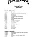 MMF1998 Playing Times