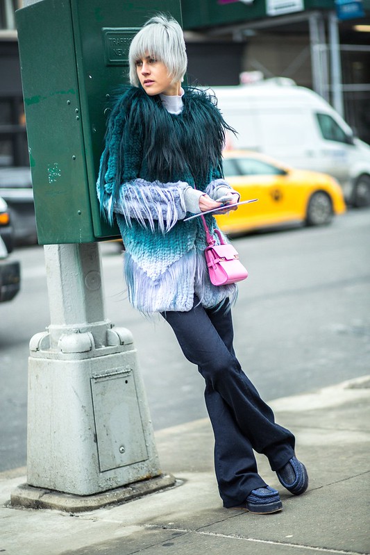 Mercedes-Benz New York Fashion Week - Street Style SIPA/WENN.com